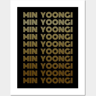 Min Yoongi - SUGA BTS Army Merchandise Posters and Art